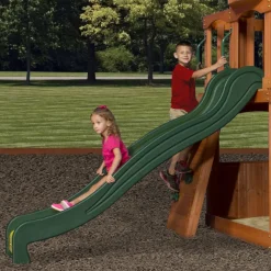 Aire de jeux avec tour et toboggan - Bois - H2m40 - Atlantic