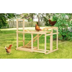 Aire de jeux pour poules XXL