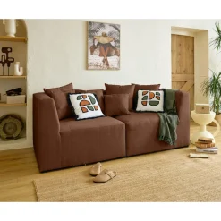 Amalfi - module d'angle réversible - en tissu