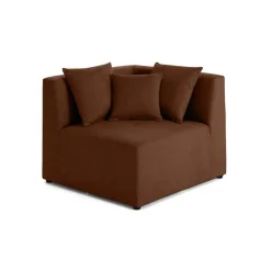 Amalfi - module d'angle réversible - en tissu