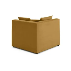 Amalfi - module d'angle réversible - en tissu