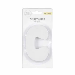 Amortisseur de Porte Sécurité Bébé 11cm Blanc