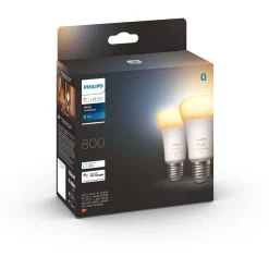 Ampoule LED connectée HUE White Ambiance E27 x2