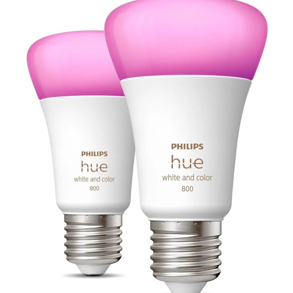 Ampoule LED connectée HUE W&C E27 60W x2