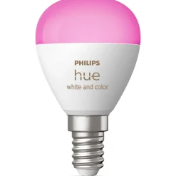 Ampoule LED connectée HUE W&C E14 Luster 5.1W