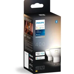 Ampoule LED connectée Hue Pack x 2 ampoules GU10 Hue White