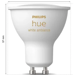 Ampoule LED connectée Hue Pack x 2 ampoules GU10 Hue White