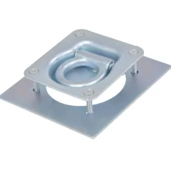 Anneau d'arrimage pour remorque 6 pcs Acier galvanise 2000 kg