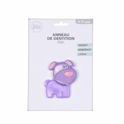 Anneau de Dentition Réfrigérant Chiot 7cm Violet