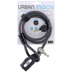 Antivol boucle 1m - Noir