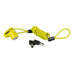 Antivol vélo câble - BURG WACHTER - 520 50 Yellow SB - Câble acier gainé 14 mm, 100 cm