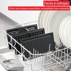 Appareil à croque 3 en 1 SW383D10 - Noir