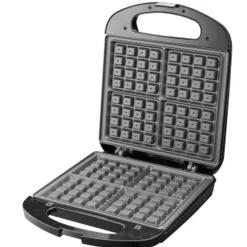 Appareil à gaufres et à croque-monsieur AMP4SNOC - Noir