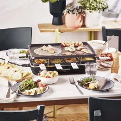 Appareil à raclette 8 personnes 179301 - Noir