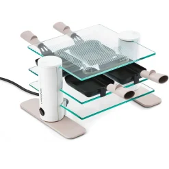 Appareil à raclette 4 personnes 009408 - Transparent