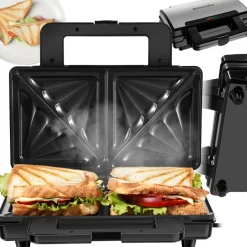 Appareil à sandwichs SK1000W antiadhésif et résistant à la chaleur
