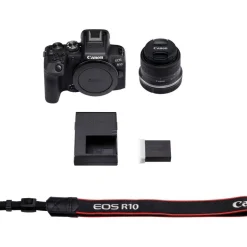 Appareil photo Hybride EOS R10 + RF-S 18-45mm F4.5-6.3 IS STM