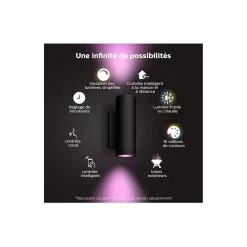 Applique murale HUE W&C APPEAR 8W ronde Noir