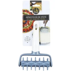 Aérateur de Pâte Rouleau 17cm Blanc & Gris