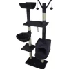 Arbre à Chat 4 Plateformes 160cm Anthracite