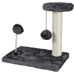 Arbre à Chat avec Jouets 1 Plateforme 28cm Gris