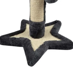 Arbre à Chat avec Socle Étoile 33cm Anthracite