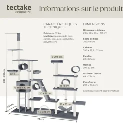 Arbre à Chat Snooky 261 cm