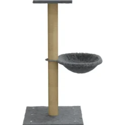 Arbre a chat avec griffoir en sisal Gris clair 74 cm