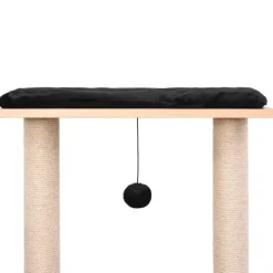 Arbre a chat avec tapis a gratter en sisal 129 cm
