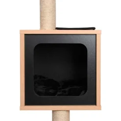 Arbre a chat avec tapis a gratter en sisal 129 cm