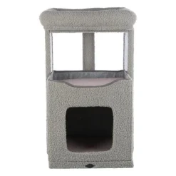 Arbre a chat TRIXIE Carlita Junior - 63 cm - Gris et mauve