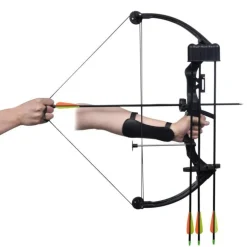 Arc à poulies pour jeunes accessoires et flèches en aluminium