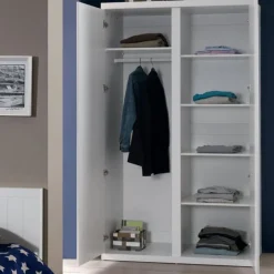 Armoire 2 Portes Lara 204cm Blanc