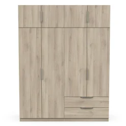 Armoire 8 portes 2 tiroirs L157 cm THIBAULT