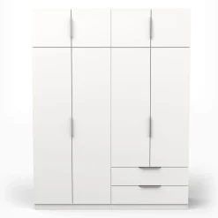 Armoire 8 portes 2 tiroirs L157 cm THIBAULT