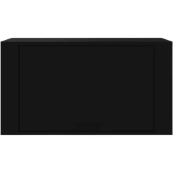 Armoire a chaussures murale Noir 70x35x38 cm Bois d'ingenierie