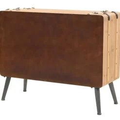 Armoire a tiroirs bois de sapin massif 91x35x73 cm