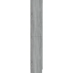Armoire a vitrine Sonoma gris 82,5x30,5x185,5cm Bois ingenierie