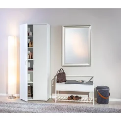 Armoire de rangement multifonctions 2 portes L70cm VISCONTI