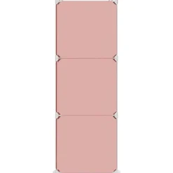 Armoire de rangement pour enfants avec 6 cubes Rose PP