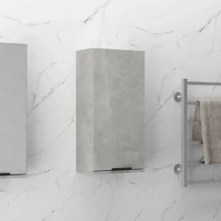 Armoire de salle de bain murale Gris beton 32x20x67 cm