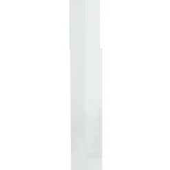 Armoire de tete de lit Blanc brillant 200x19x103,5 cm