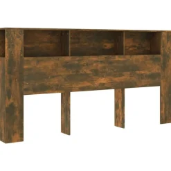 Armoire de tete de lit 200x18,5x104,5 cm bois d'ingenierie