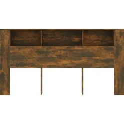 Armoire de tete de lit 200x18,5x104,5 cm bois d'ingenierie