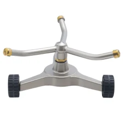 Arroseur rotatif 3 bras sur roues