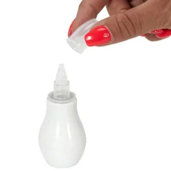 Aspirateur Nasal Bébé Lavement 8cm Gris