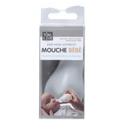 Aspirateur Nasal Bébé Lavement 8cm Gris