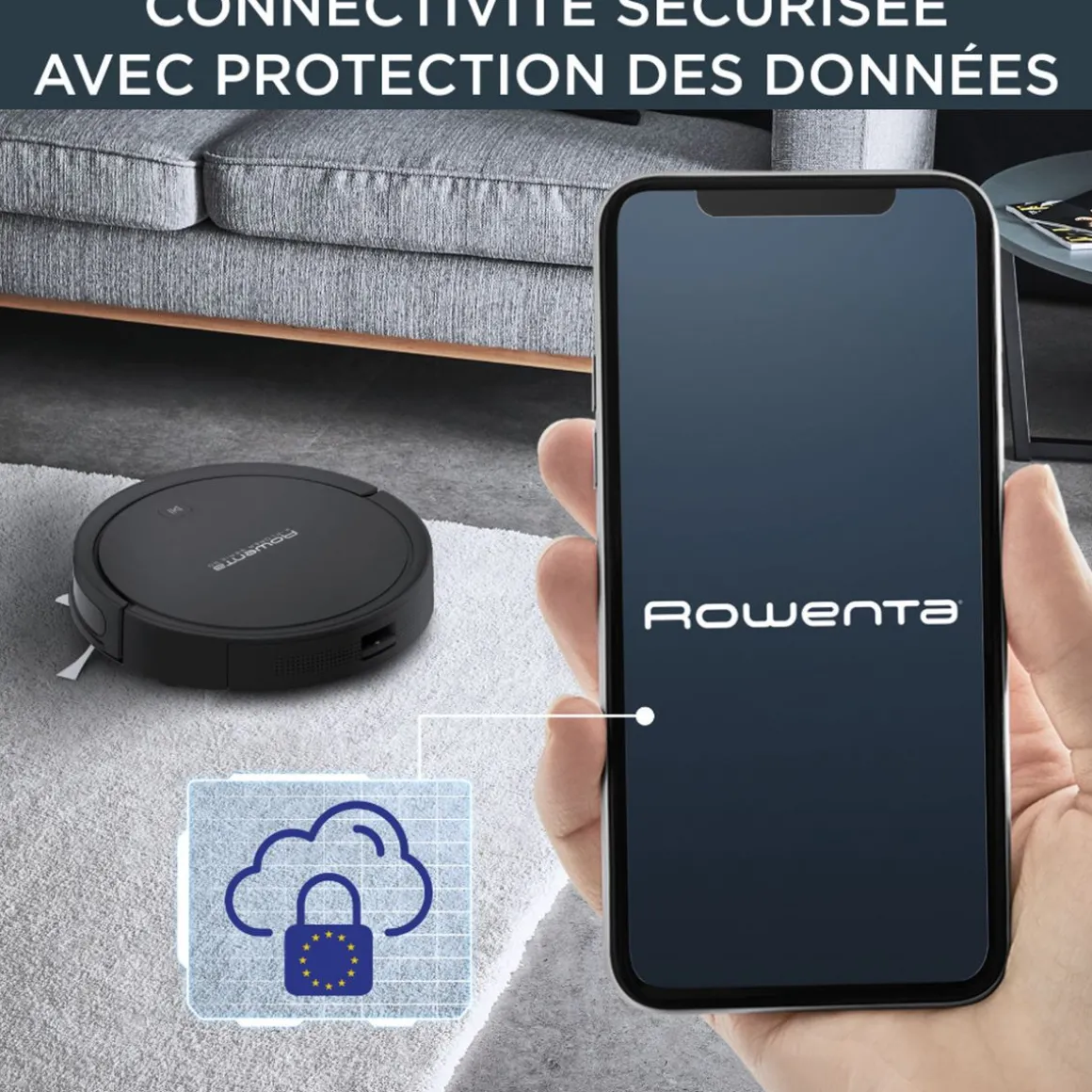 Aspirateur robot X-Plorer Serie 50 RR7375WH - Noir