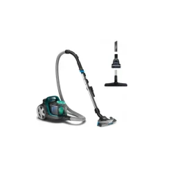 Aspirateur sans sac 76db vert - fc9555/09