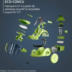 Aspirateur sans sac Green force cyclonic effitech+ RO7C71EA
